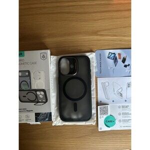 ESR Hybrid Magnetic Case iPhone 17 PRO MAX Stash Camera Control CLEAR BLACK